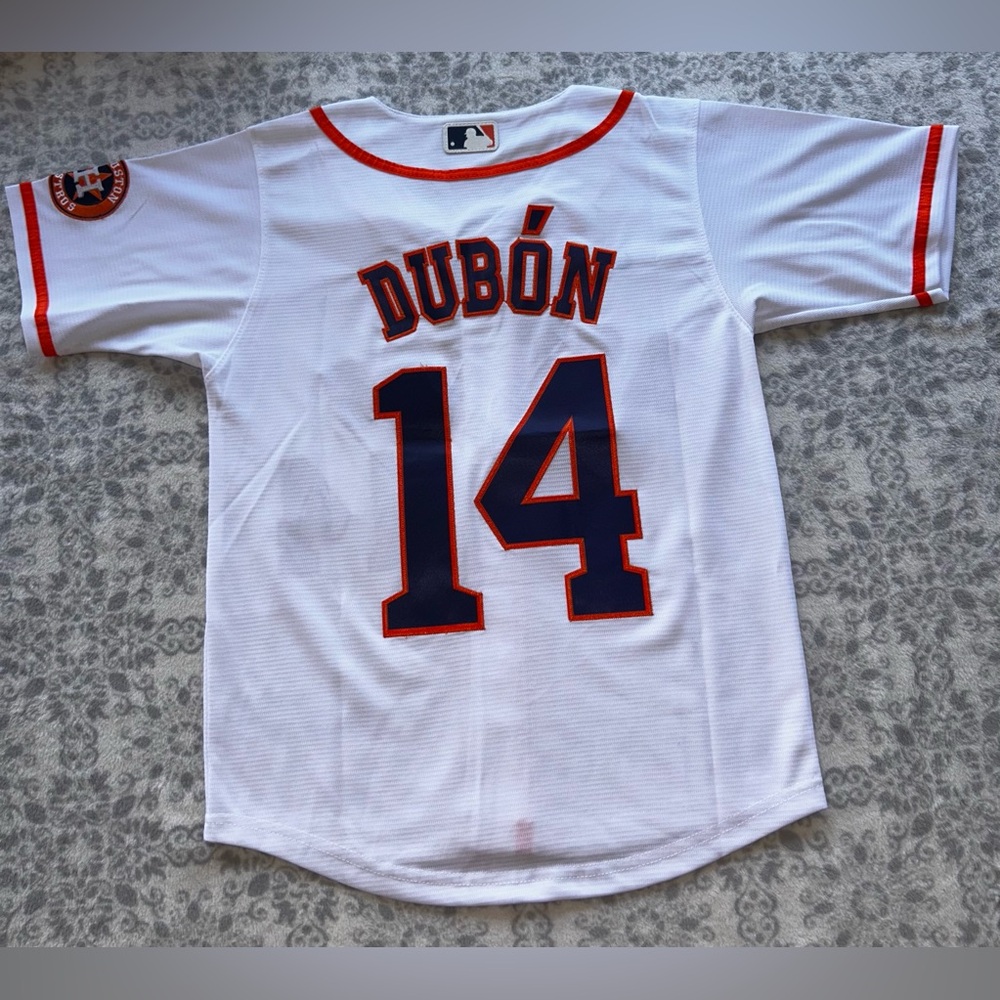 Mauricio Dubon #14 Baseball Jersey Houston Astros Youth Medium-NWOT - Picture 2 of 6